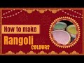How to make rangoli colours at home ✨#diwali #rangoli #diy