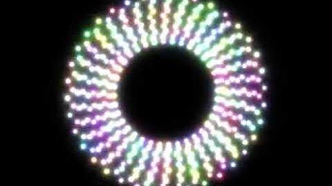 Rotating orbs. Draw by openFrameworks