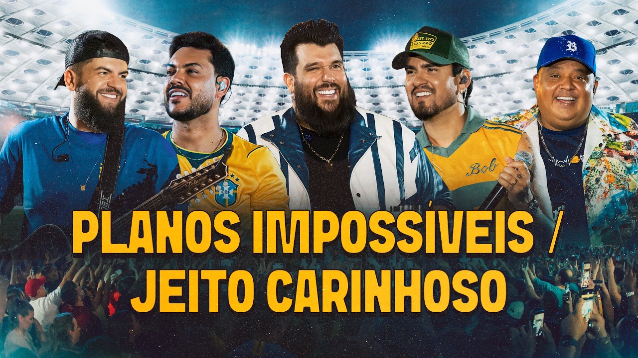 Capa do vídeo Panda, Ícaro e Gilmar, Humberto e Ronaldo - Planos Impossíveis/ Jeito Carinhoso