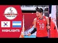 KOREA vs. ARGENTINA - Highlights | Women's Volleyball World Cup 2019