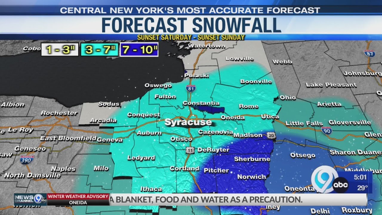 What to expect from weekend snow storm - YouTube
