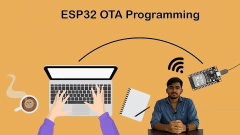 ESP32 OTA (Over-the-Air) Firmware Updates using AsyncElegantOTA Arduino Library.