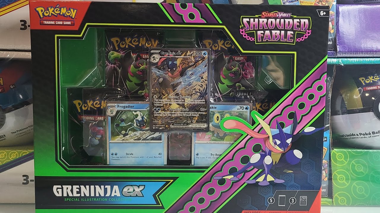 Shrouded Fable Greninja ex Special Illustration Collection Box Opening