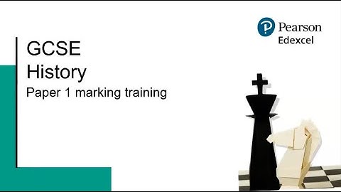 GCSE History: Paper 1 marking training (2024)