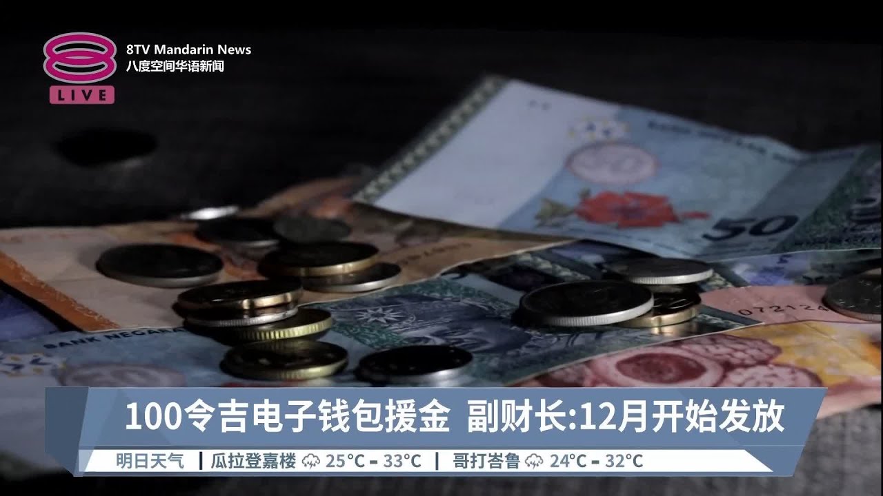100令吉电子钱包援金 副财长:12月开始发放【2023.10.19 八度空间华语新闻】 - YouTube