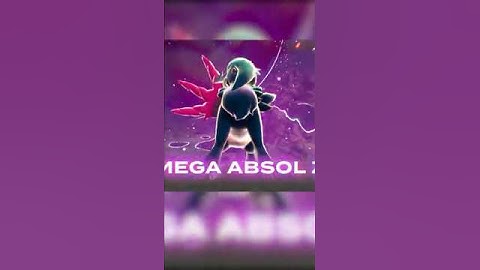 MY REACTION TO MEGA ABSOL Z (NEW!!) #pokemon #pokemonza #shorts