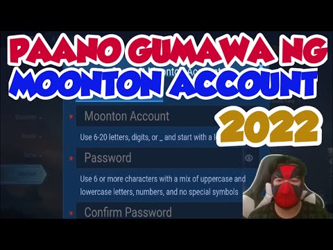 HOW TO CREATE MOONTON ACCOUNT 2022 MOBILE LEGENDS | MLBB