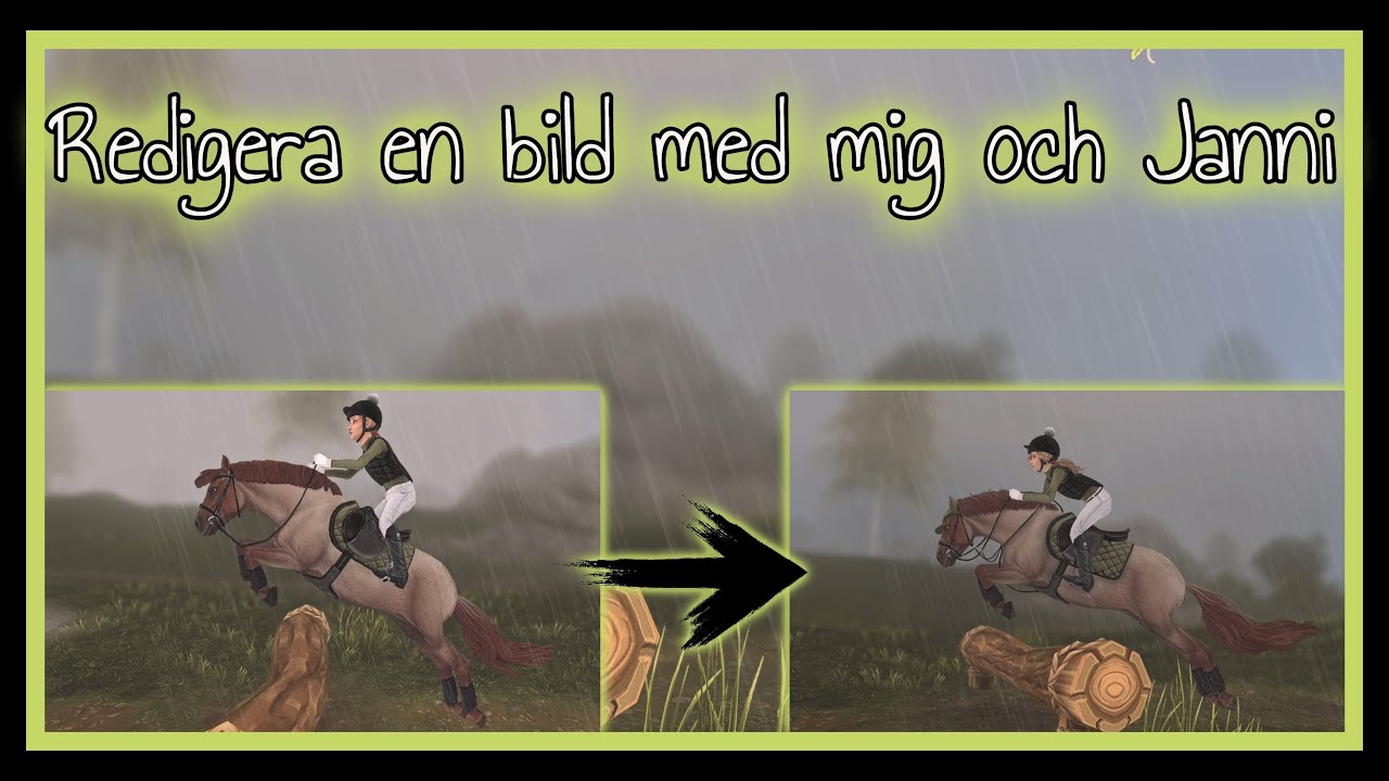 Redigera en bild med mig och Janni