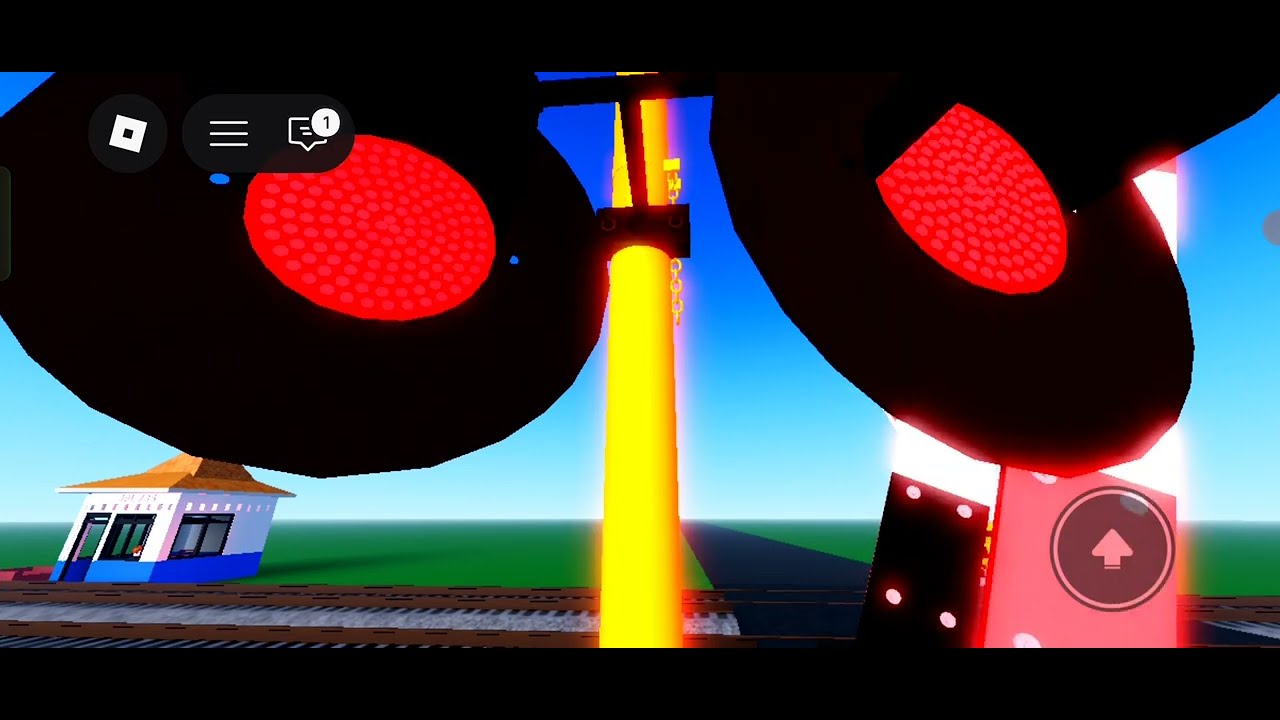 Perlintasan kereta api Jalan Raya Cibodas (fiksi( JPL 56 #kai #games #roblox 