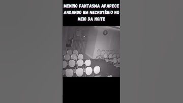 Arrepiante! Fantasma de criança aparece em gravação de câmera de segurança.