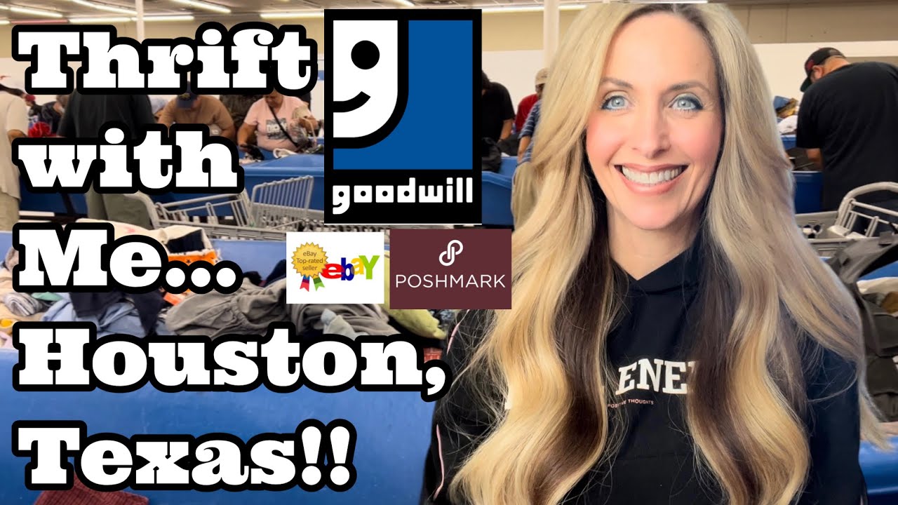 Thrift With Me at the Goodwill Bins Houston Texas to Resell on Ebay