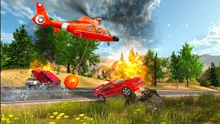 Helicopter 🚁 Rescue Game - City Helicopter Flight And Rescue Simulator 3D - Android Gameplay screenshot 1
