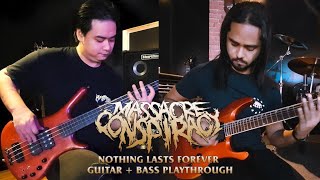 Massacre Conspiracy - Nothing Lasts Forever (Guitar \u0026 Bass Playthrough)