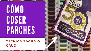 ¿Cómo coser parches? (Estilo tacha o cruz) | ¡HAZ QUE TUS PARCHES SE VEAN PERFECTOS! screenshot 2