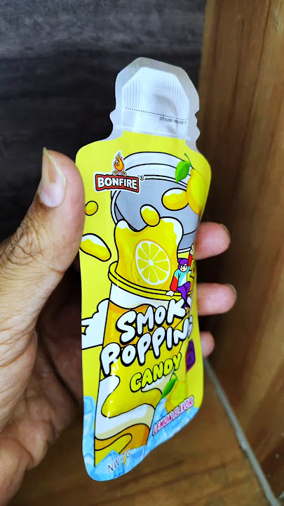 Smoky Popping Candy Lemon Flavour 😍 #lemon