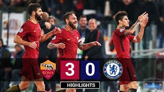 Roma vs Chelsea 3-0 - Goals \& Highlights 31\/10\/2017 HD