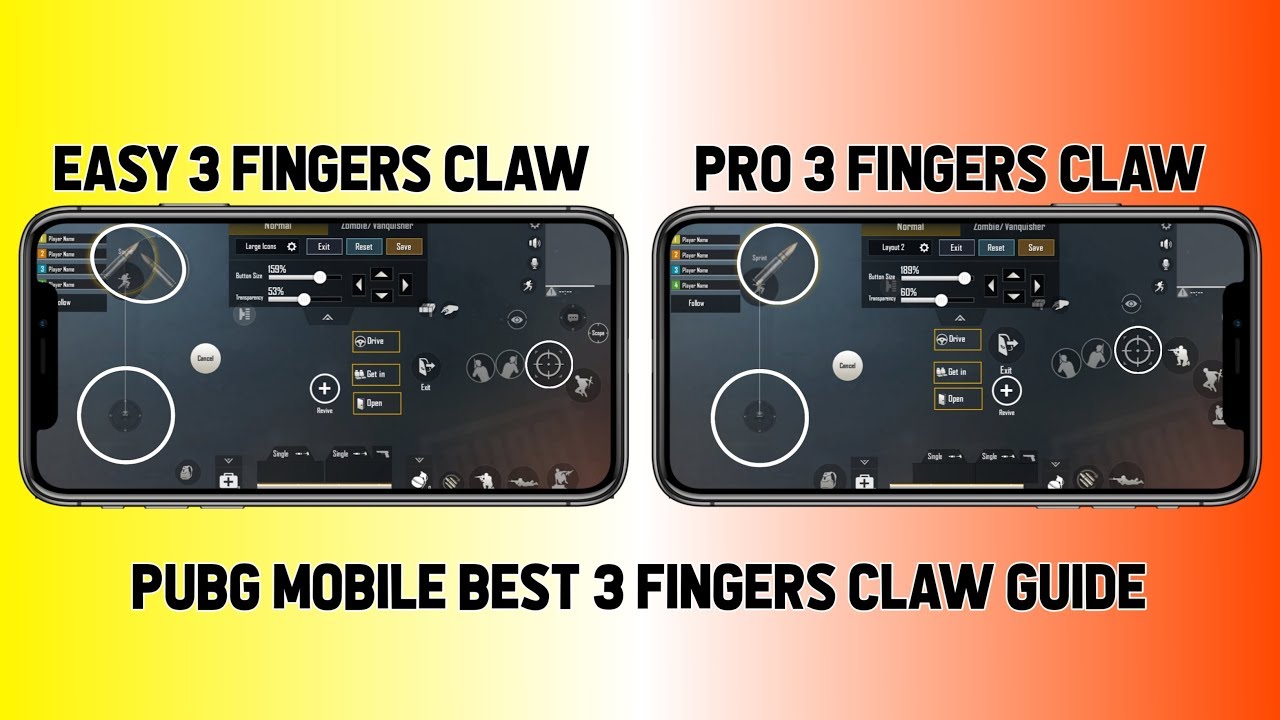 PUBG MOBILE 3 FINGERS CONTROLLER SETUP | EASY TO PRO 3 FINGERS SETUP - 