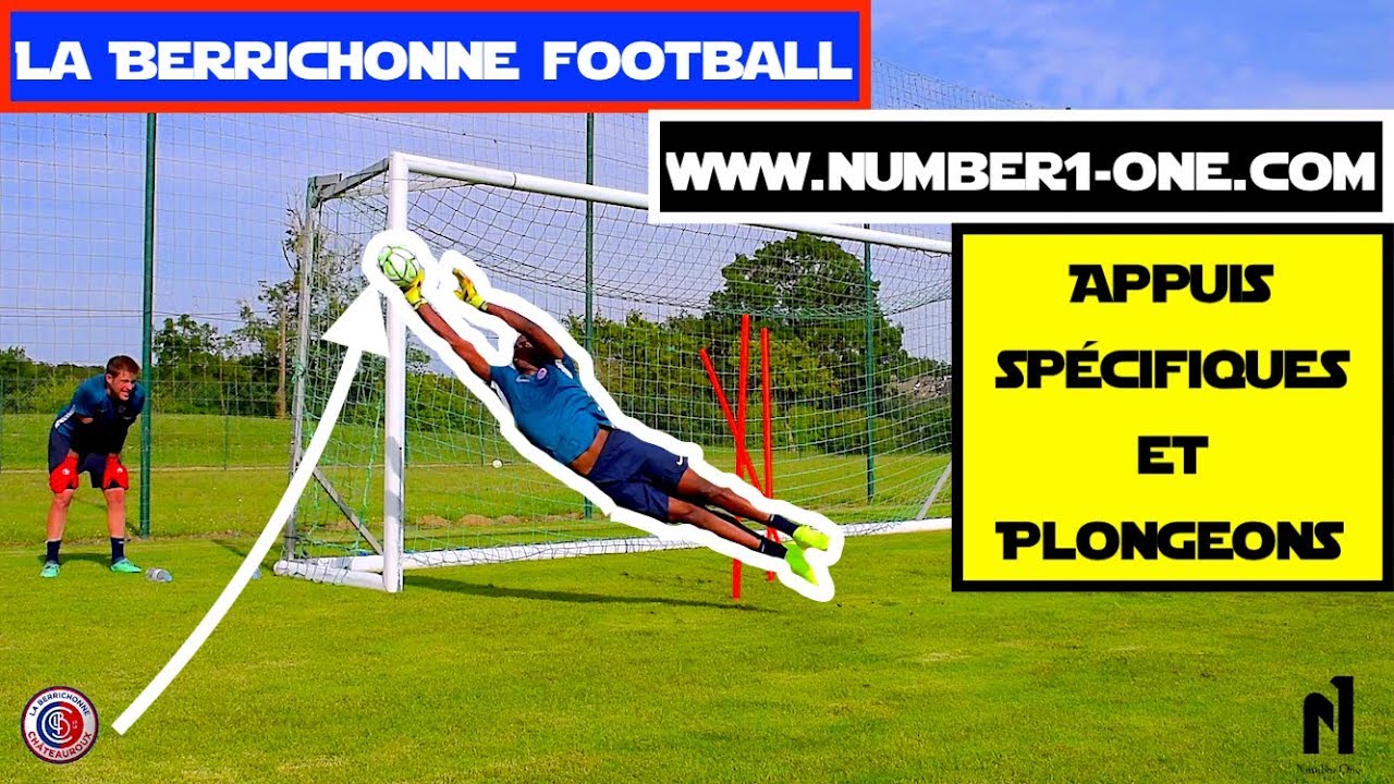 Spécifique Gardien de But GOALKEEPER TRAINING Prise et reprise d'appuis PLONGEON La Berrichonne