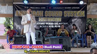 TAUFIK HIDAYAT ~ HIDUP PAS - PASAN (Dangdut Terbaru) ~ LIVE PANGGUNG WEDDING Eka \u0026 Yetni..