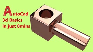 Autocad 3d modelling basics || Autocad 3d modelling for beginners by Learn With Me 108 views 3 years ago 8 minutes, 3 seconds