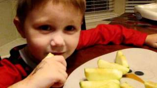 Ryan and the Granny Smith.AVI