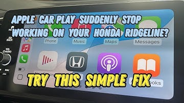 How To Fix Apple CarPlay on Your Honda Ridgeline