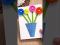 how to make flower pot craft using pipe cleaner#homemadecraft #craftyhome #trending#viralshot#craft