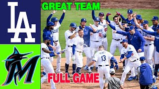 LA Dodgers vs. Marlins [FULL GAME]  today  5 - 7 - 2024   | MLB Season 2024