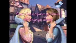 Video thumbnail of "Barbie en la Princesa y la Costurera - Soy como tú (Letra)"