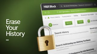 How to Hide search history on H&R Block - simple way