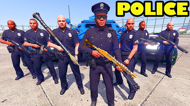 Franklin Become POWERFUL POLICE Officer in GTA 5 | SHINCHAN and CHOP
