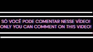 SÓ VOCÊ PODE COMENTAR NESSE VÍDEO! I ONLY YOU CAN COMMENT ON THIS VIDEO! #Shorts