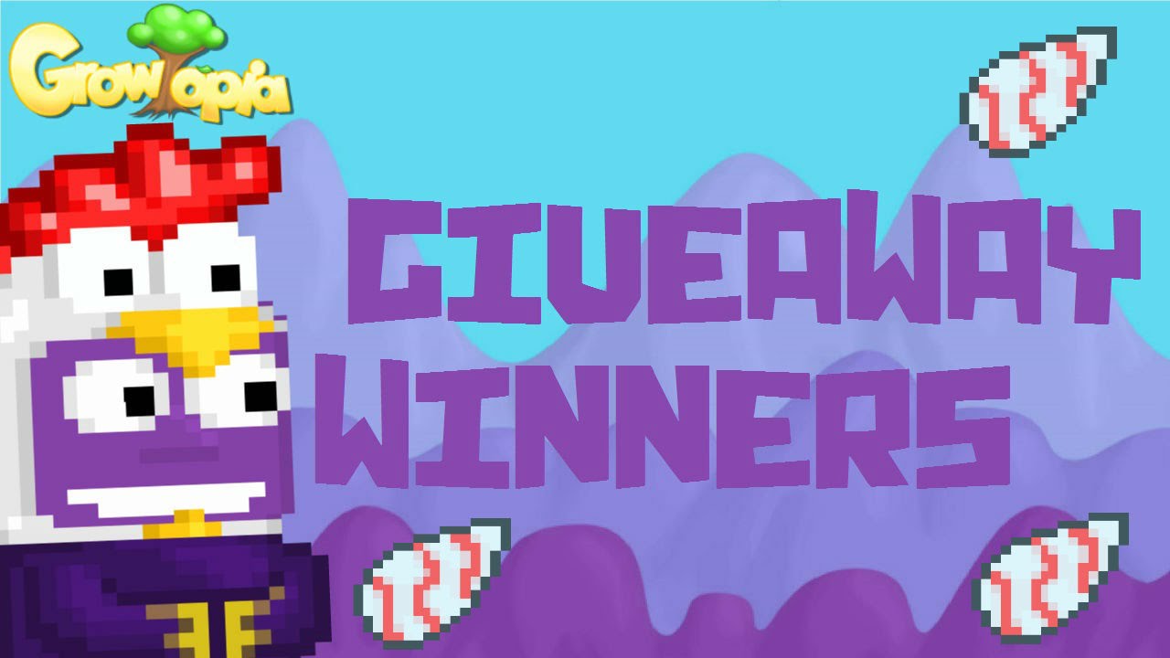 Growtopia - 15 Ruby Seeds Giveaway Winners