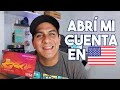 ¿Cómo abrí mi CUENTA en ESTADOS UNIDOS? Siendo turista 🔖 // Papis por primera vez