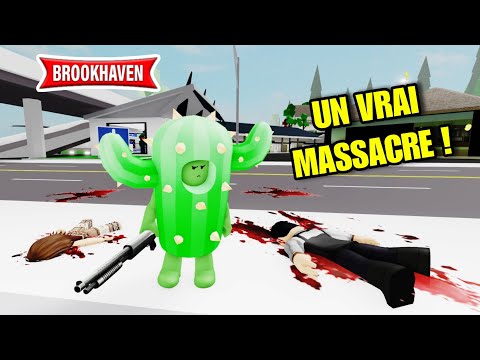 A REAL MASSACRE IN BROOKHAVEN...! ROBLOX