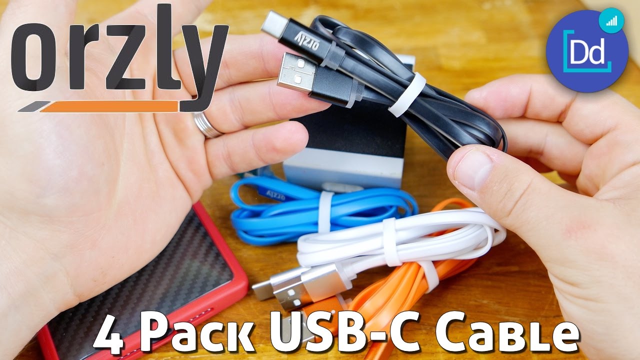 4 Pack of USB-C for OP2, Nexus 5X, 6P, Zuk Z1, & Nextbit Robin by Orzly in 4K