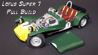 Full Building 1/24 Lotus Super 7 Step by step  (フルビル1/24ロータス-スーパー7ステップ-バイ-ステップ)