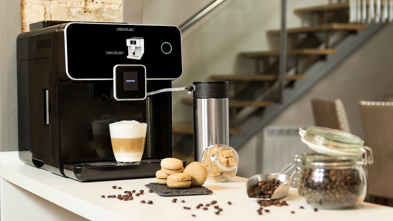 Power Matic-ccino 8000 Touch Serie Nera Cafetera Superautomática Muele Café  Cecotec