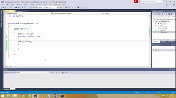 C# ile Nesneye Dayalı Programlama Ders 3b - Sınıf Tasarımı