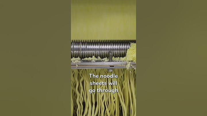 How Ramen Noodles Are Made