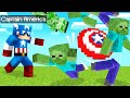 Playing As CAPTAIN AMERICA In MINECRAFT! (Dangerous)