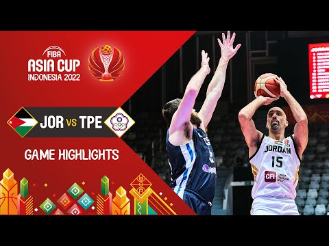 Jordan 🇯🇴 - Chinese Taipei | Basketball Highlights - #FIBAASIACUP 2022