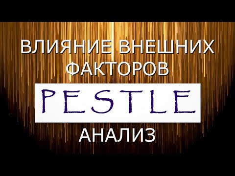 PESTLE анализ - Влияние внешних факторов