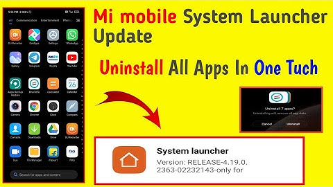 System Launcher New Update // Apps Kaise Uninstall Kare // By Keshv Sharma.