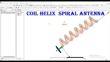 helical helix antenna result operating at 0.8GHz,0.9GHz,2.4GHz,3.8GHz,5.8GHz in hfss