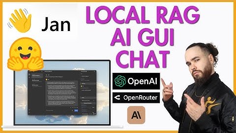 FREE: Jan AI Local RAG LLM Chat Interface ANY LLM🤖 Hugging Face, Groq, OpenAI, Anthropic