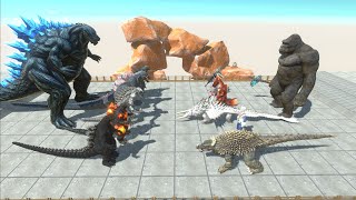 Highest Level King Kong X Godzilla Squad - Animal Revolt Battle Simulator