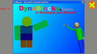 Dynablocks Basics Beta 1b (Baldis Basics)