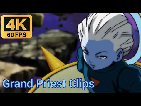 Grand Priest Clips for Edits (4K 60FPS) / Dragon Ball Super : Ep131