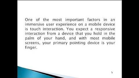 cs420 Touch Interaction lecture 1 week 8